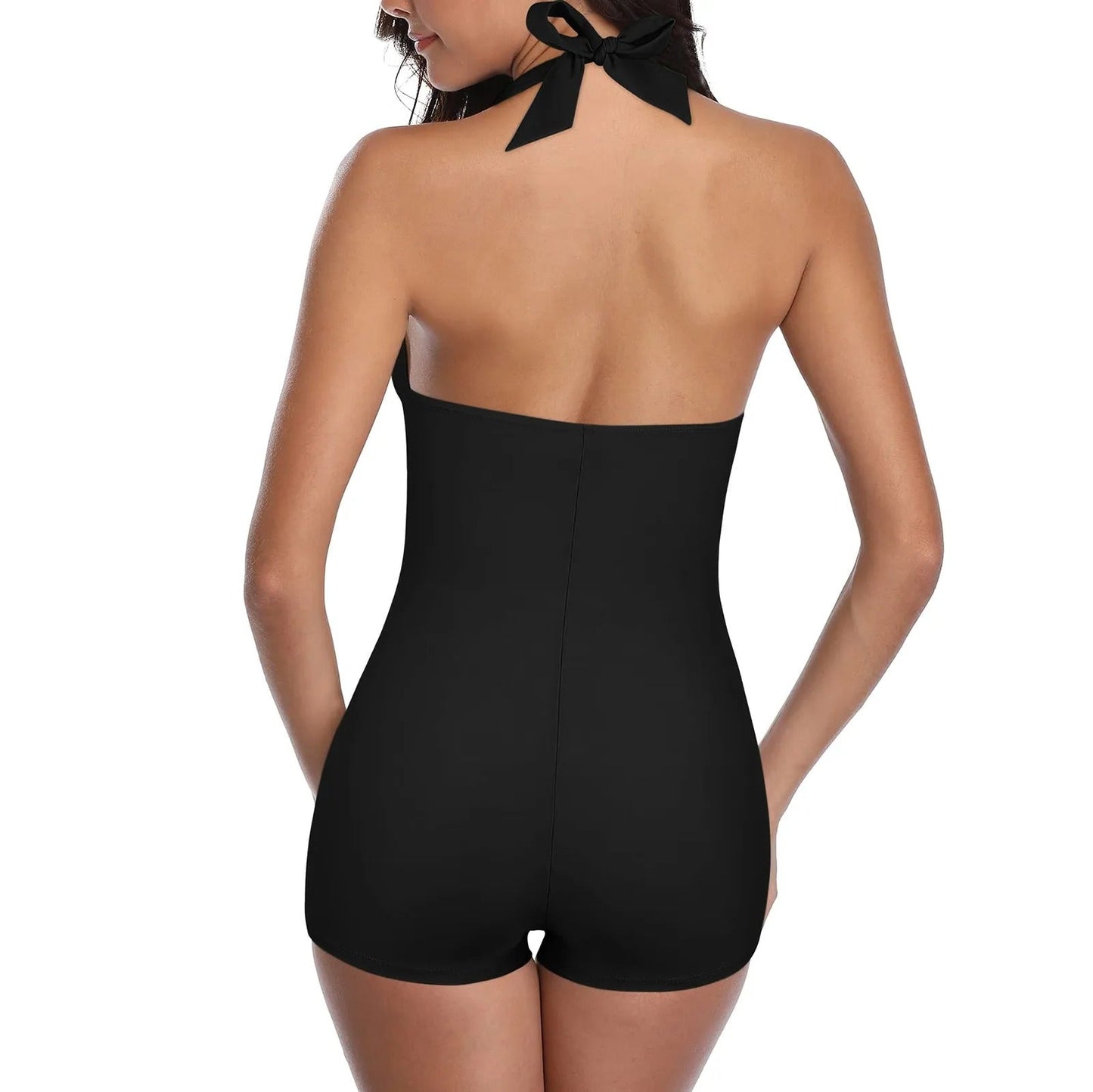 Halter Badpak met Shorts – Stijlvol, Comfortabel & Figuurcorrigerend