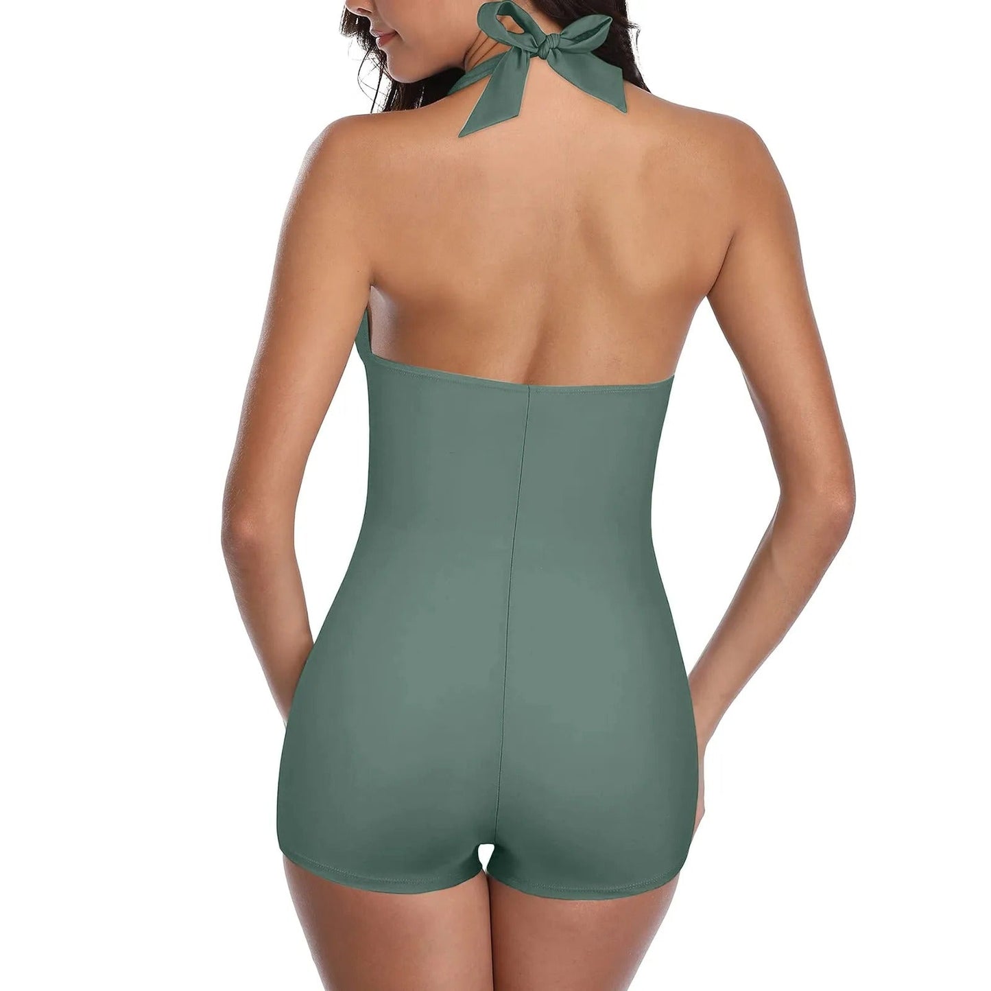 Halter Badpak met Shorts – Stijlvol, Comfortabel & Figuurcorrigerend