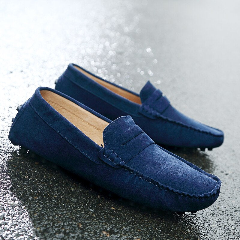 Heren Loafers – Stijlvolle Instappers van Suède met Comfortabele Pasvorm