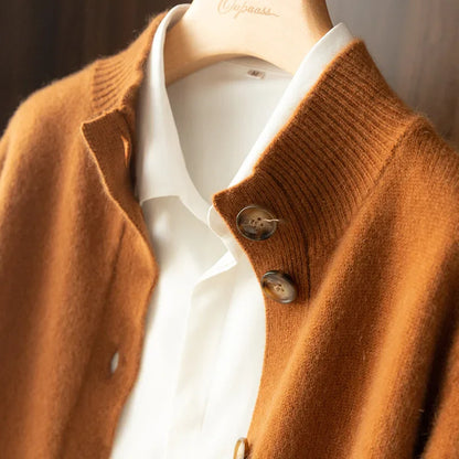 Dames Vest | Gebreid met Knopen