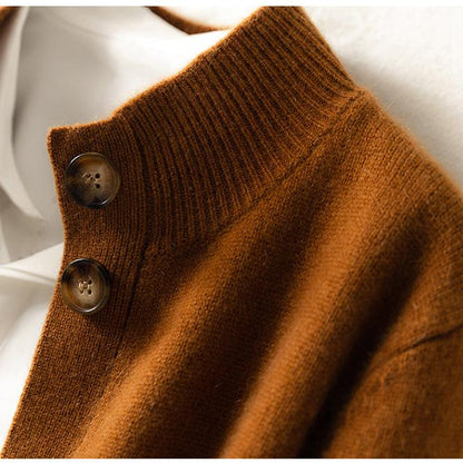 Dames Vest | Gebreid met Knopen