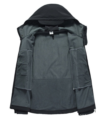 Heren Softshell Jas | Waterdicht Met Capuchon