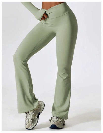 High-Waist Flared Sportlegging