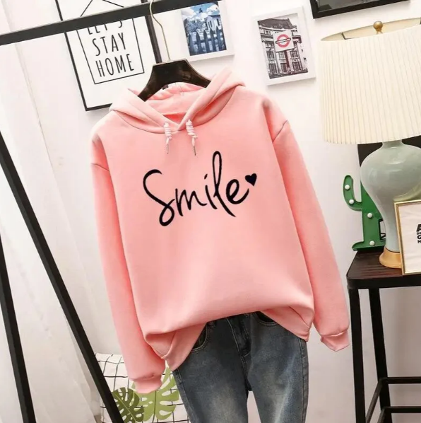 Ava Dames Hoodie | Smile Opdruk