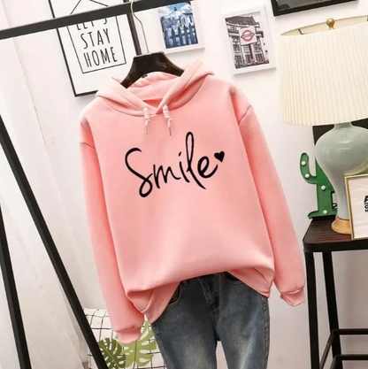 Ava Dames Hoodie | Smile Opdruk