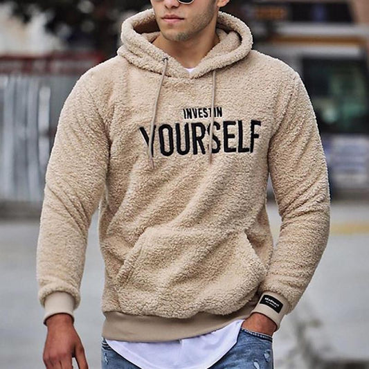 Hoodie Heren | Sherpa & Motivatieprint