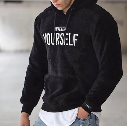 Hoodie Heren | Sherpa & Motivatieprint