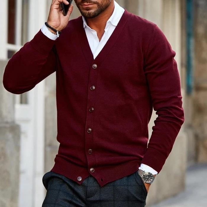 Josh | Casual cardigan voor heren