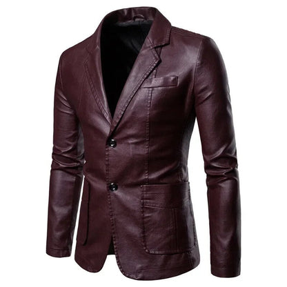 Bastien - Stijlvolle Leren Blazer voor Heren
