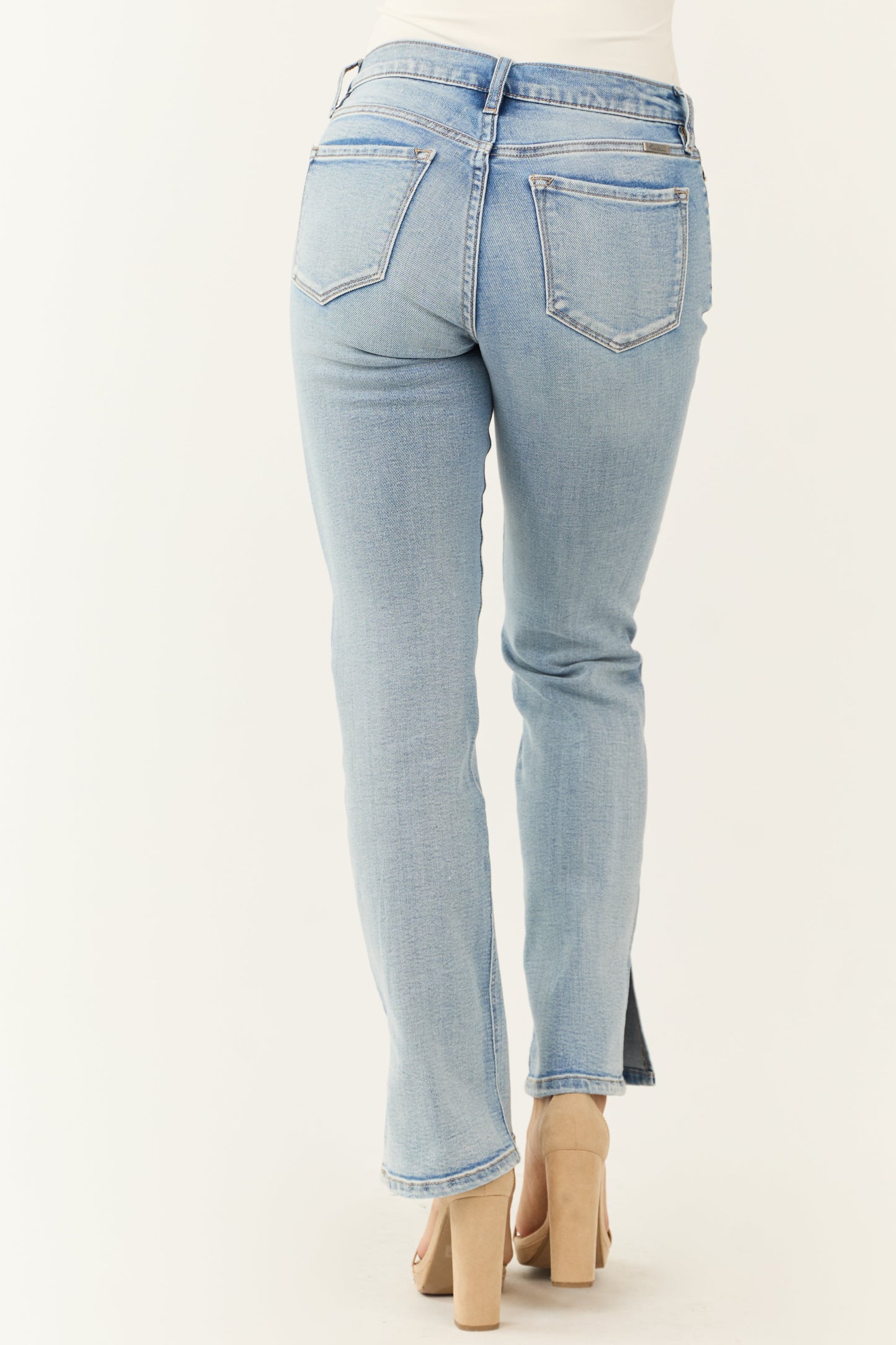 Lichtblauwe Jeans Dames | Rechte Pijpen