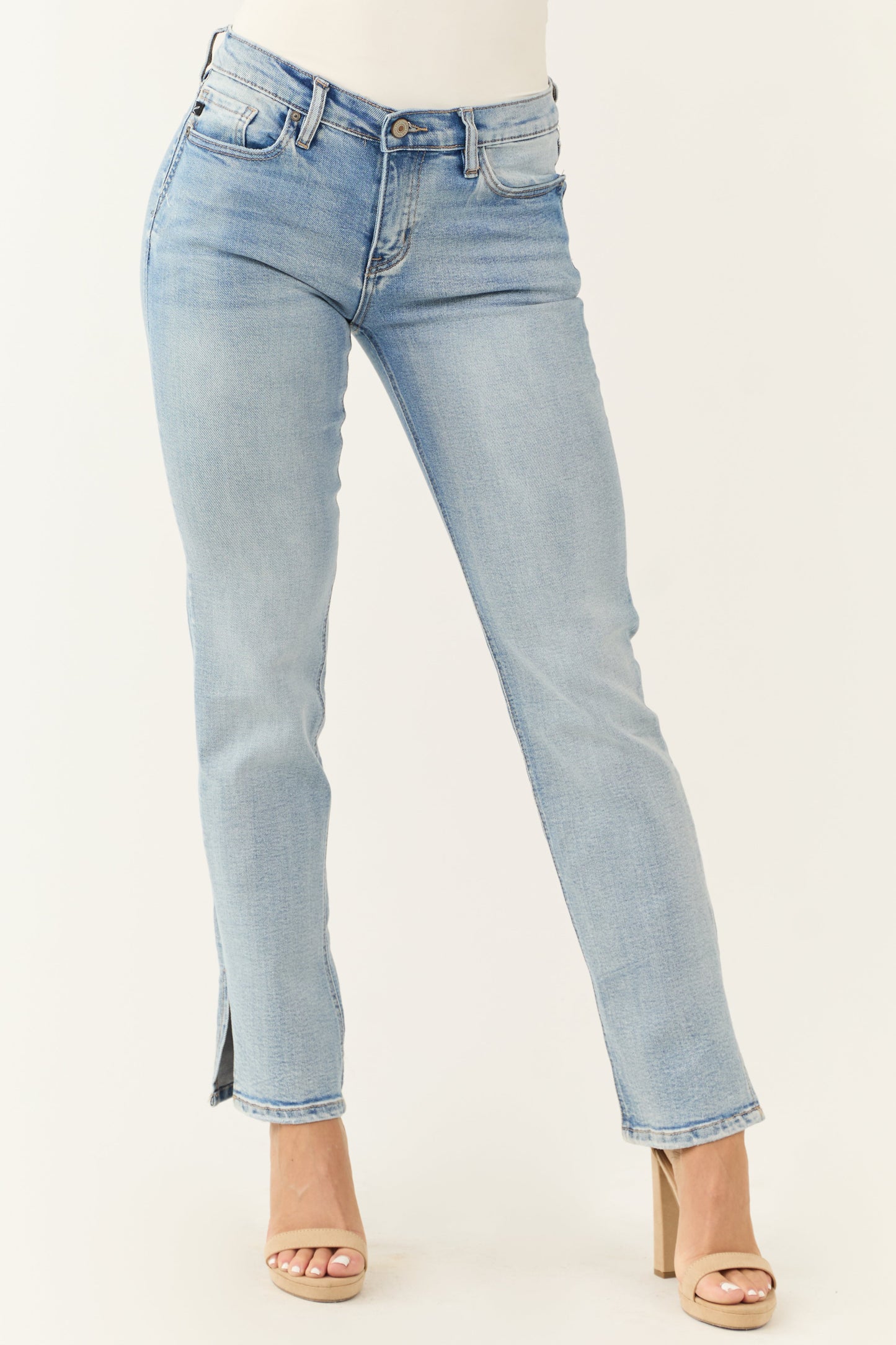 Lichtblauwe Jeans Dames | Rechte Pijpen
