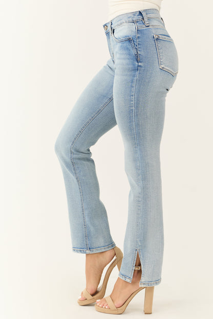 Lichtblauwe Jeans Dames | Rechte Pijpen