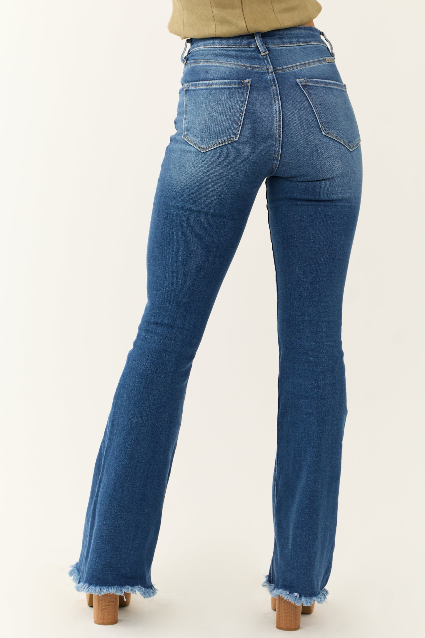 Elara Flared Jeans Dames | Denim