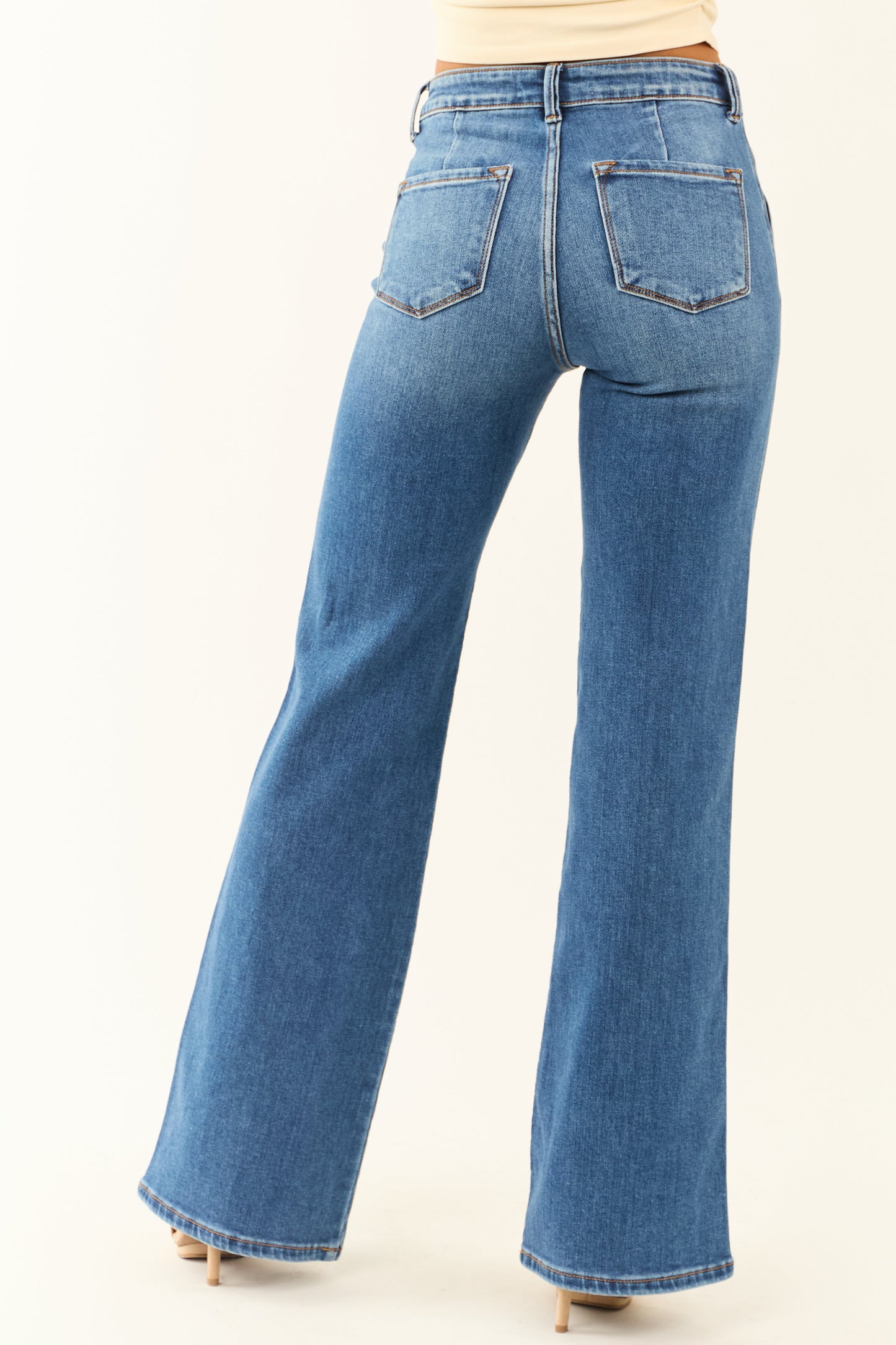 Aveline Flared Jeans Dames | High Waist & Denim