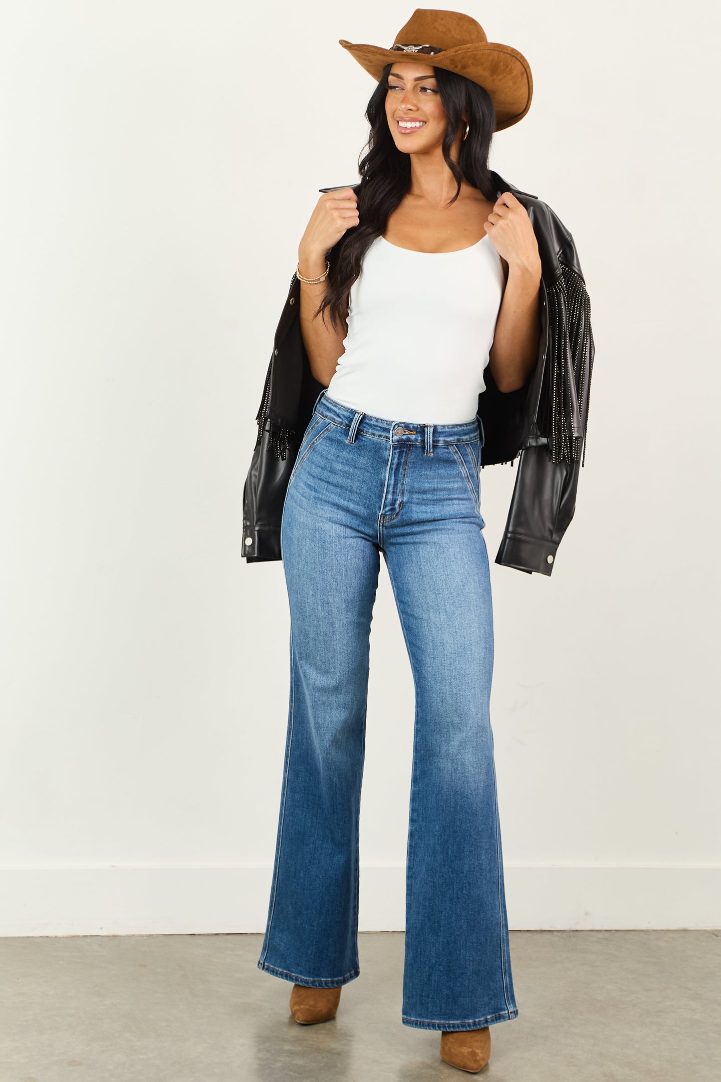 Aveline Flared Jeans Dames | High Waist & Denim