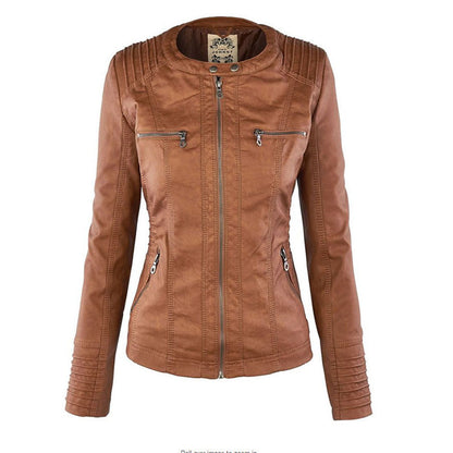 Aurora Leren Jas Dames jas | Capuchon