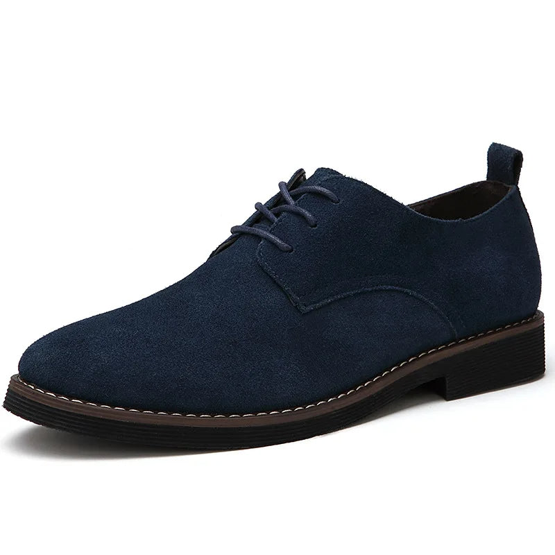 Klassieke Suède Oxford Schoenen voor Heren – Stijlvol & Comfortabel