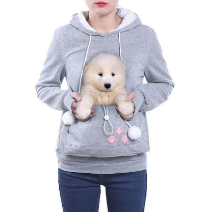 Knusse Hoodie met Buikzak voor Huisdieren