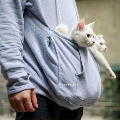 Knusse Hoodie met Buikzak voor Huisdieren