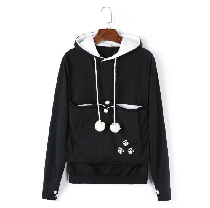 Knusse Hoodie met Buikzak voor Huisdieren