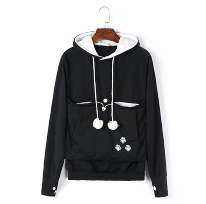 Knusse Hoodie met Buikzak voor Huisdieren