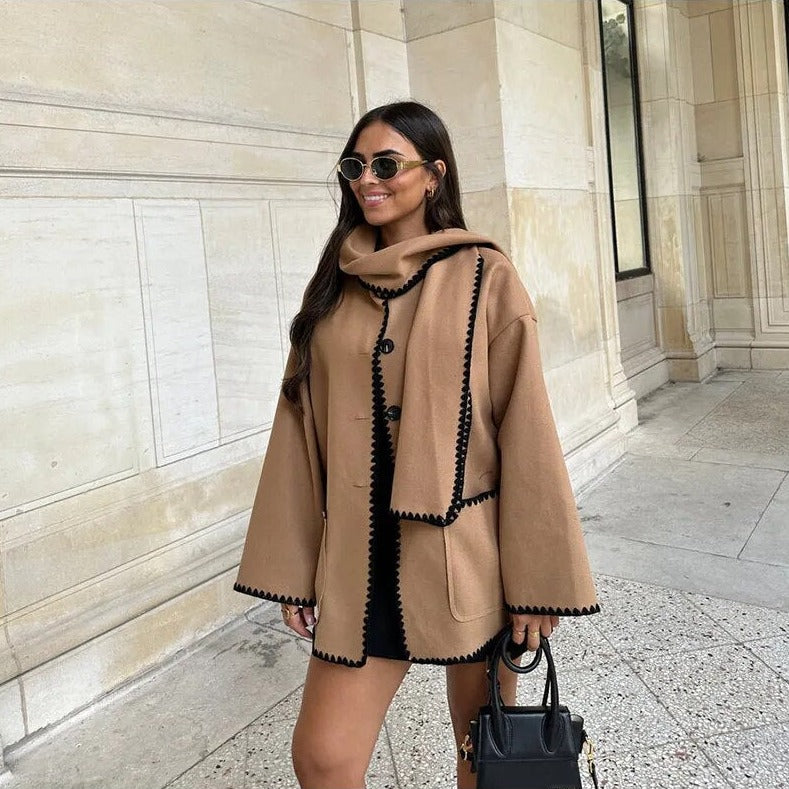 Clara | Warme en Stijlvolle Dames Blazer Jas