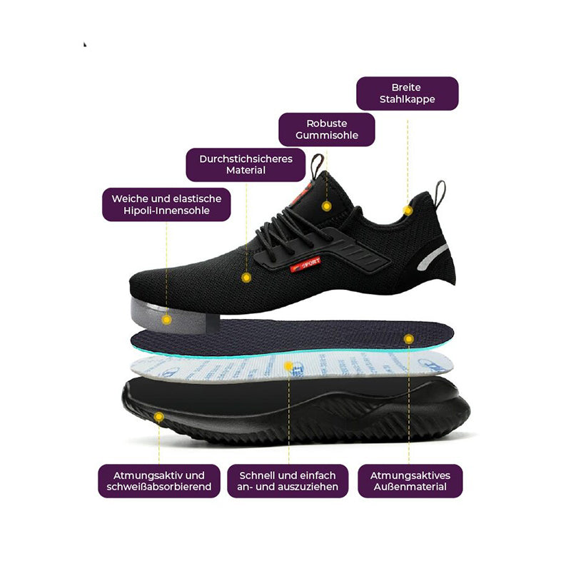 Veiligheidsschoenen Heren | Stalen Neus & Antislip Zool