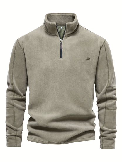 Renfrey - Fleece Coltrui met Halve Rits