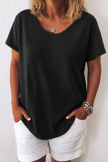 Luchtig Linnen T-Shirt – Tijdloze Comfort & Elegantie