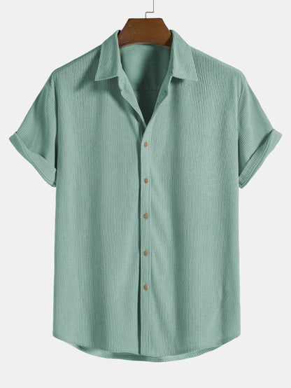 Luchtige zomer set met overhemd en korte broek
