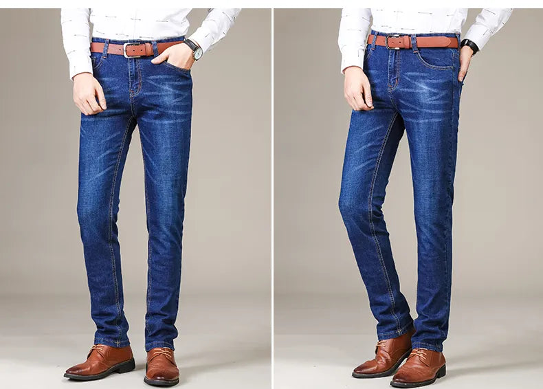 Heren Stretch Jeans – Slim Fit Comfortabele Spijkerbroek