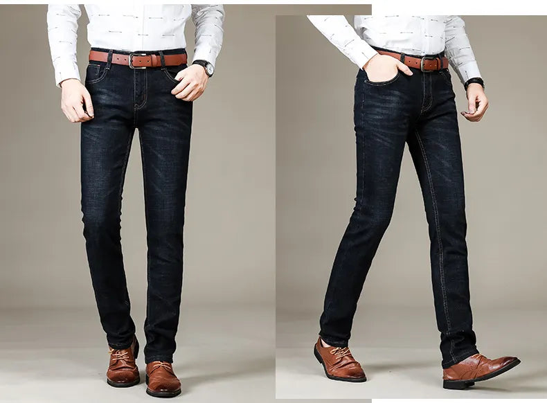 Heren Stretch Jeans – Slim Fit Comfortabele Spijkerbroek