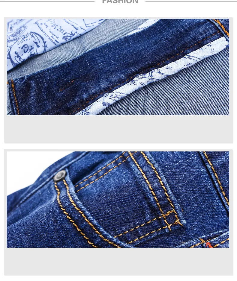 Heren Stretch Jeans – Slim Fit Comfortabele Spijkerbroek