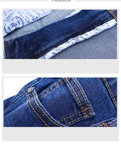 Heren Stretch Jeans – Slim Fit Comfortabele Spijkerbroek