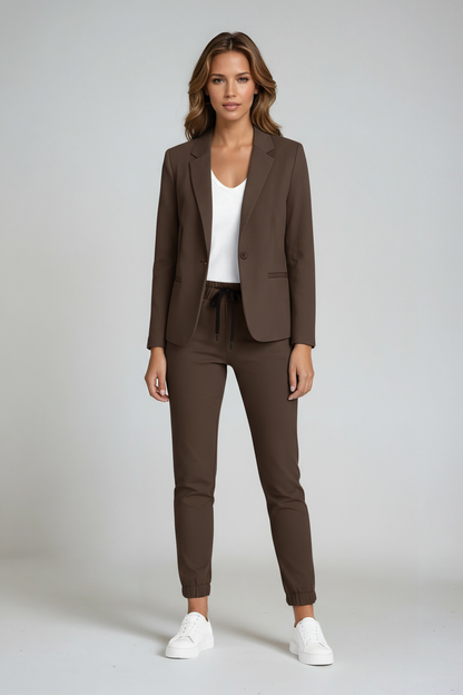 Noor Dames Pak | Blazer & Slim Fit Broek Set