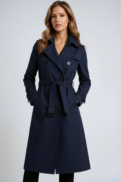 Trenchcoat Dames | Dubbele Knoopsluiting & Riem