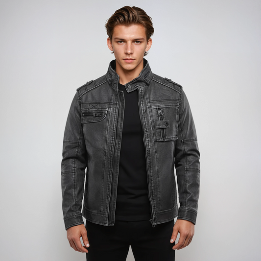Spijkerjas Heren | Kort Model & Ritssluiting