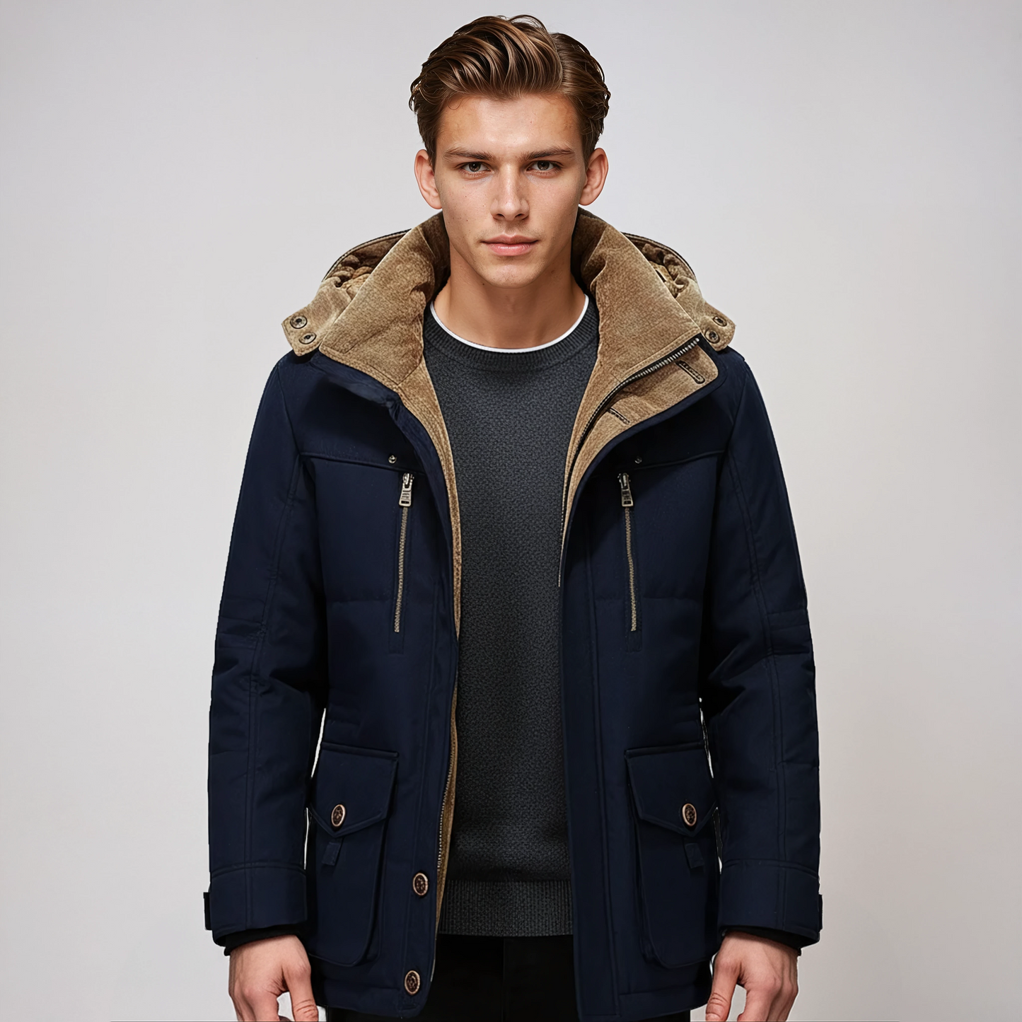 Jack - Winterjas Heren | Fleecevoering & Capuchon