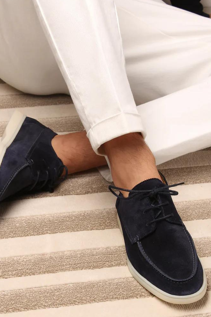 Casual Veterschoenen Voor Heren | Ronde Neus