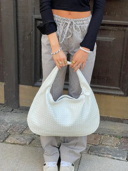 NOA | Trendy gevlochten handtas