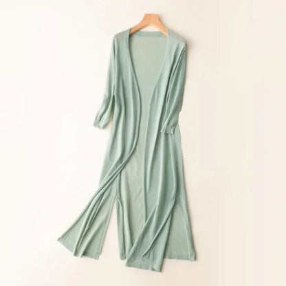 Zomer dames lang vest – Elegant lichtgewicht vest voor stijlvolle en luchtige looks
