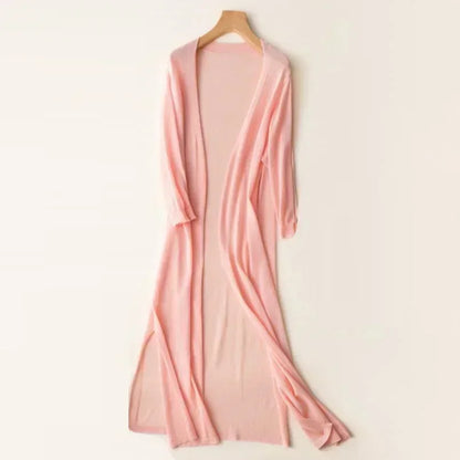 Zomer dames lang vest – Elegant lichtgewicht vest voor stijlvolle en luchtige looks