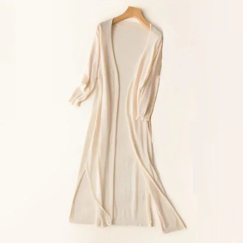 Zomer dames lang vest – Elegant lichtgewicht vest voor stijlvolle en luchtige looks