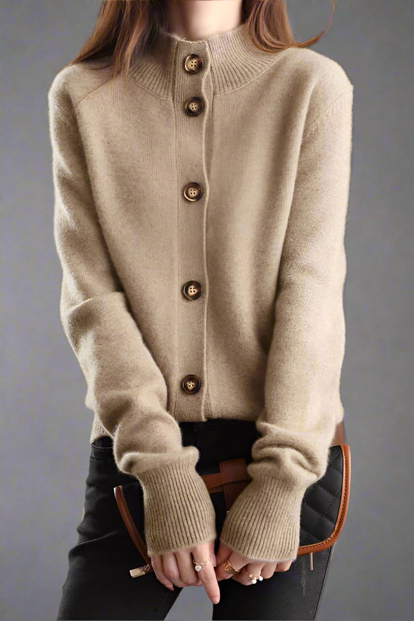 Dames Vest | Gebreid met Knopen