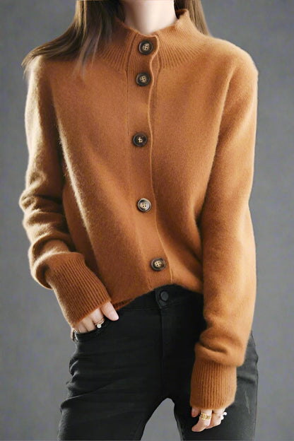 Dames Vest | Gebreid met Knopen