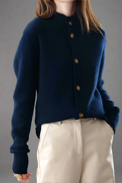 Dames Vest | Gebreid met Knopen