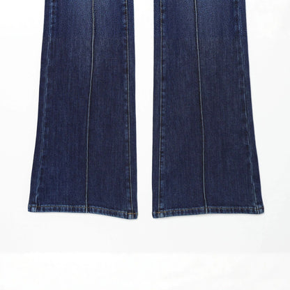 Dames Flared Jeans Highwaist | Voorzakken met Klep