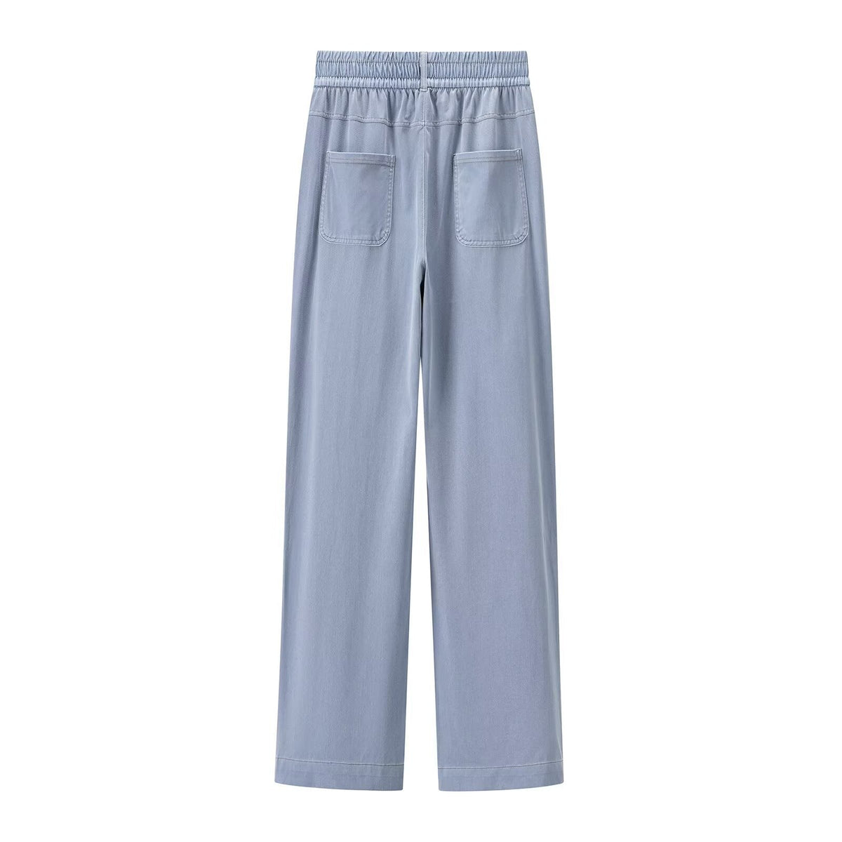 Dames joggingbroek wijde pijp | Elastische tailleband