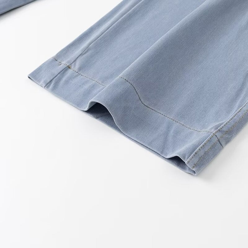 Dames joggingbroek wijde pijp | Elastische tailleband