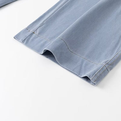 Dames joggingbroek wijde pijp | Elastische tailleband